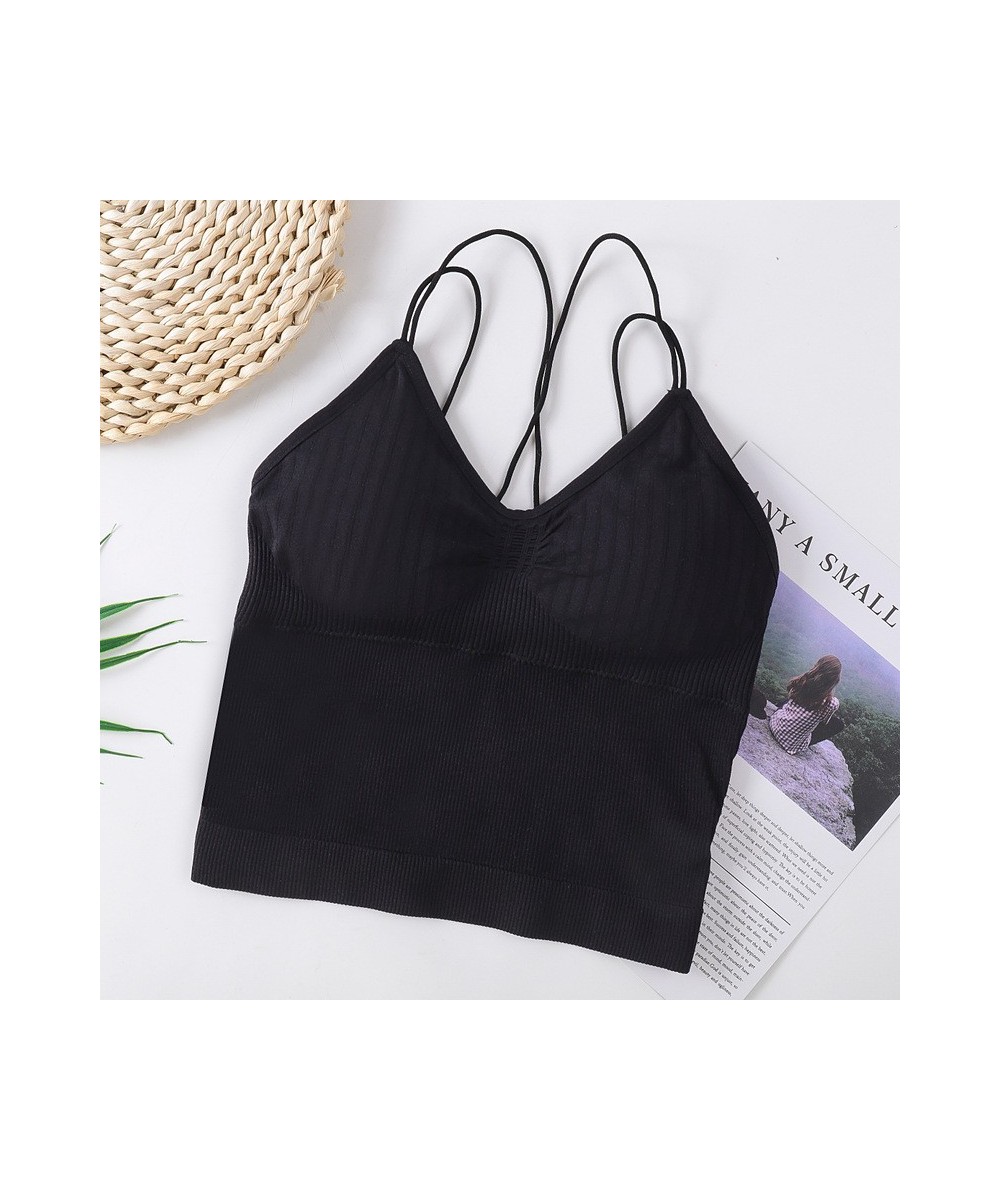 Beauty Women Crop Top Sexy Lingerie Seamless Underwear Female Crop Tops Sexy Backless Intimates with Removable Pad Camisole $...