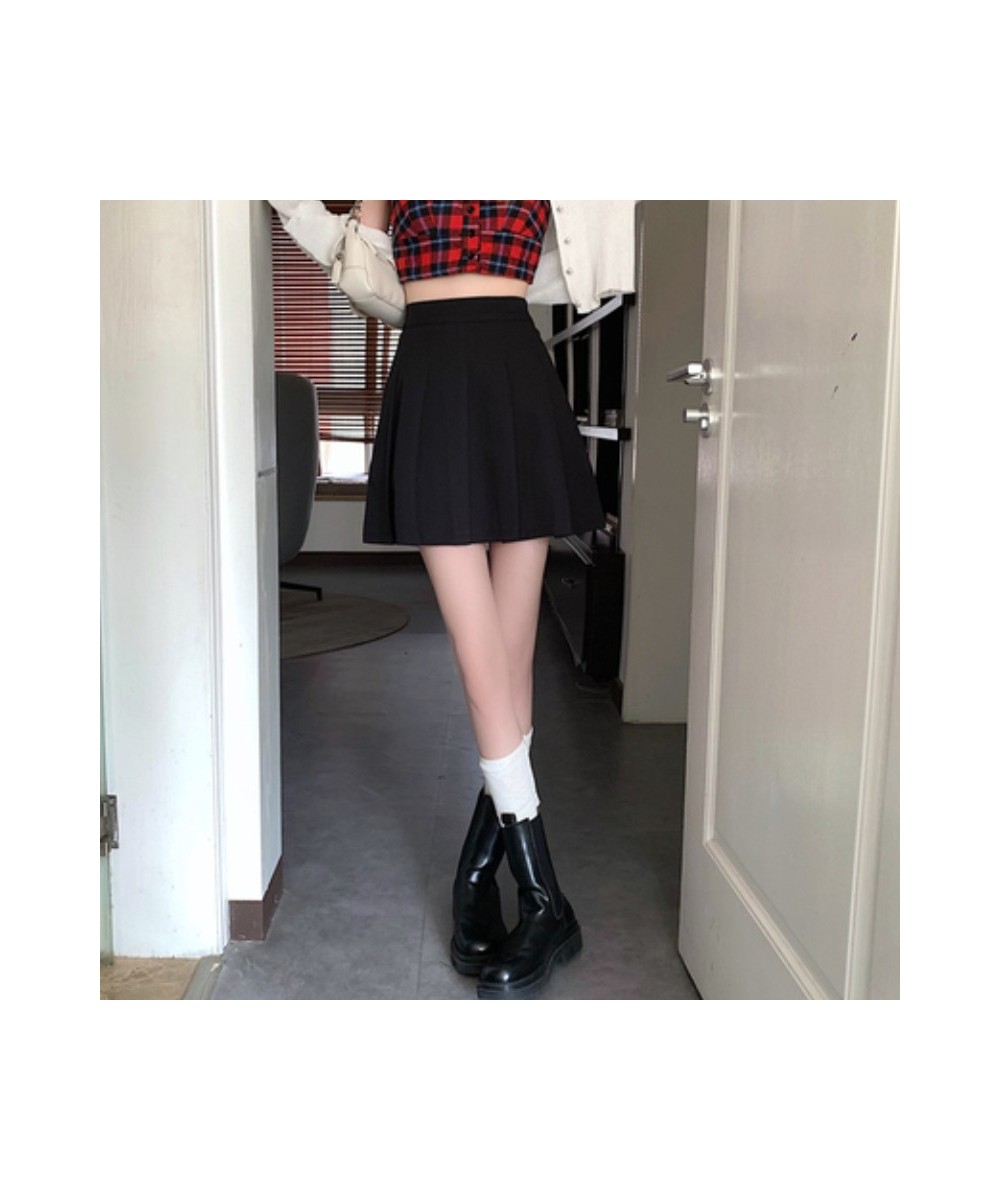 Skirts Women Summer Pleated Students Japanese Style Leisure Holiday All-match 3 Colors Simple Solid Tender Daily Teens Ulzzan...