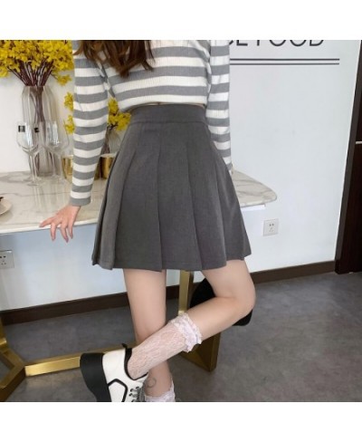 Skirts Women Summer Pleated Students Japanese Style Leisure Holiday All-match 3 Colors Simple Solid Tender Daily Teens Ulzzan...