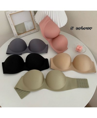 Women Sexy Strapless Bra Solid Invisible Push Up Bras Underwear Seamless Without Straps Bralette Lingerie Underwear Intimates...