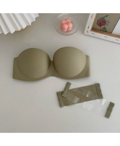 Women Sexy Strapless Bra Solid Invisible Push Up Bras Underwear Seamless Without Straps Bralette Lingerie Underwear Intimates...