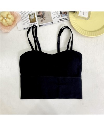 Beautiful Back Bra Suspender Vest No Steel Ring Gathered Anti Glare Sports Breathable Chest Wrapped Ladies $14.01 - Underwear