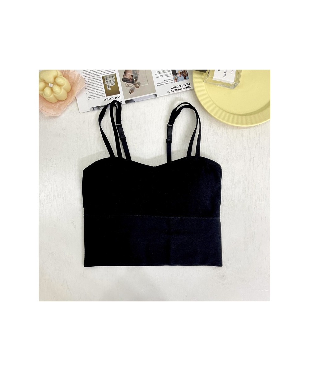 Beautiful Back Bra Suspender Vest No Steel Ring Gathered Anti Glare Sports Breathable Chest Wrapped Ladies $14.01 - Underwear