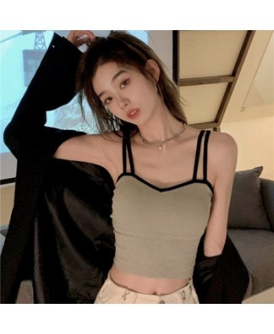 Beautiful Back Bra Suspender Vest No Steel Ring Gathered Anti Glare Sports Breathable Chest Wrapped Ladies $14.01 - Underwear