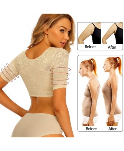 Upper Arm Shapers for Women Tops Arm Compression Slimming Shapewear Humpback Posture Corrector Shapers Vest Tops $21.39 - Und...