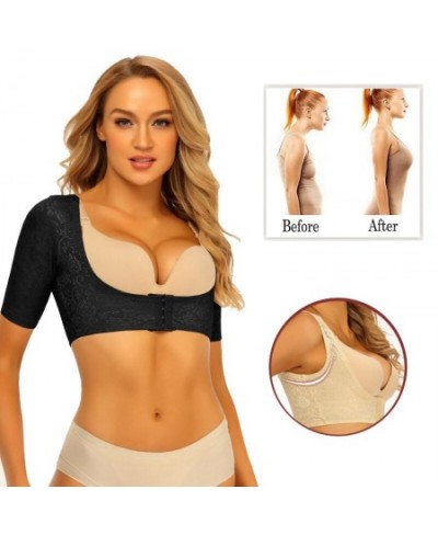 Upper Arm Shapers for Women Tops Arm Compression Slimming Shapewear Humpback Posture Corrector Shapers Vest Tops $21.39 - Und...