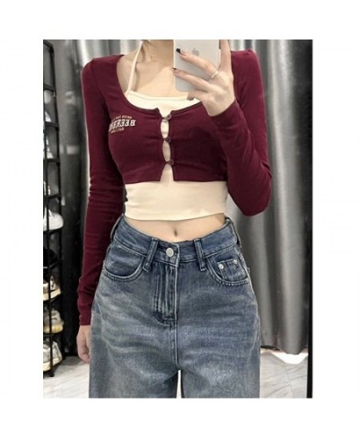 Harajuku Baggy Femme Jeans Y2K Dark Blue High Waist Streetwear 90S Love Pattern Trousers Women Pants Straight Wide Leg Pants ...