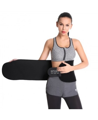 Men's and Women's Abdominal Belt One Size Sports Fitness Sweating Waist Sealing T-shaped Embossed Neoprene Women's Corset $31...