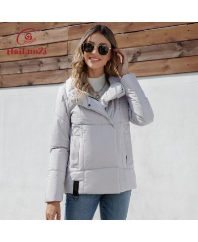 2023 New Spring Women Jackets Quilting Casual Short Slim Thin Female Outwear Side Pockets Lapel Women's Coat 7852-1 $101.01 -...