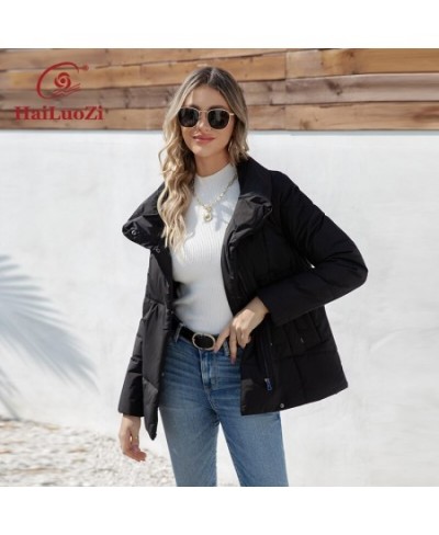 2023 New Spring Women Jackets Quilting Casual Short Slim Thin Female Outwear Side Pockets Lapel Women's Coat 7852-1 $101.01 -...