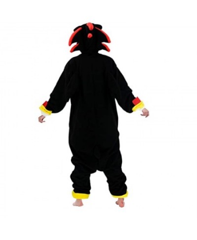 21 New Oversized XXL Black Shadow Cartoon Pajamas Female Male Animal Adult Christmas Hedgehog Cosplay Raccoon Kigurumi $60.64...