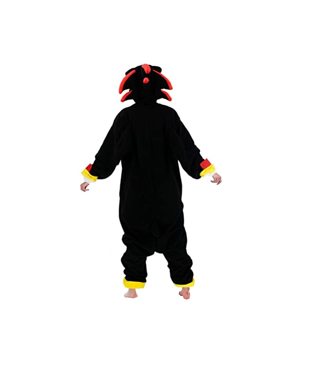 21 New Oversized XXL Black Shadow Cartoon Pajamas Female Male Animal Adult Christmas Hedgehog Cosplay Raccoon Kigurumi $60.64...