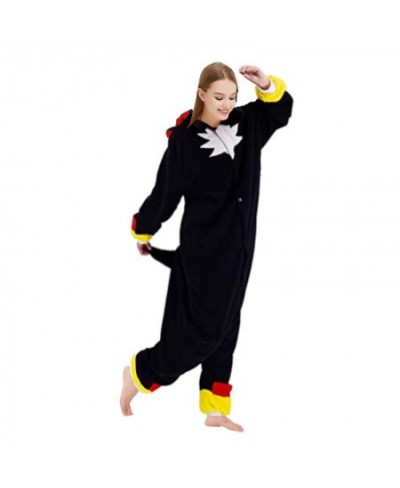 21 New Oversized XXL Black Shadow Cartoon Pajamas Female Male Animal Adult Christmas Hedgehog Cosplay Raccoon Kigurumi $60.64...