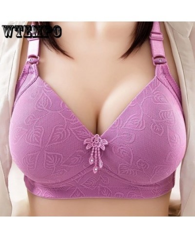 Push Up Bra Women Plus Size Underwear Sexy Bras Thin Wireless Bralette Woman Plus Size Up Size Brassiere $16.77 - Underwear