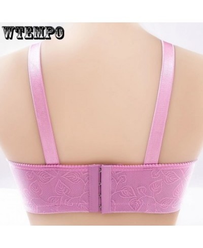 Push Up Bra Women Plus Size Underwear Sexy Bras Thin Wireless Bralette Woman Plus Size Up Size Brassiere $16.77 - Underwear