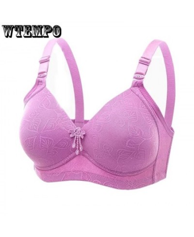 Push Up Bra Women Plus Size Underwear Sexy Bras Thin Wireless Bralette Woman Plus Size Up Size Brassiere $16.77 - Underwear