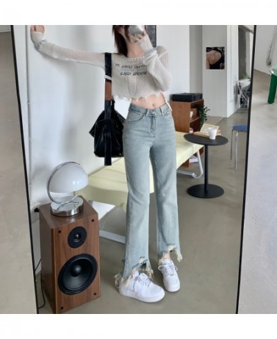 2023 Women Vintage Y2K Emo Streetwear Fairy Grunge Baggy Jeans Denim Trousers Ripped Pants Straight High Waist Harajuku Cloth...