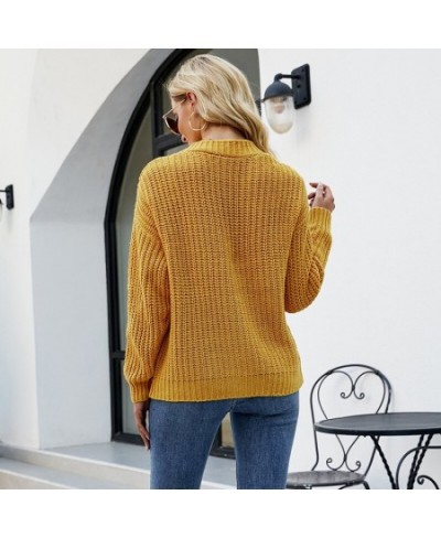 Casual Elegant College Single Breasted Sweater Women 2022 Autumn Female Sweaters Tops Solid Color V-neck Knitted Cardigan Coa...