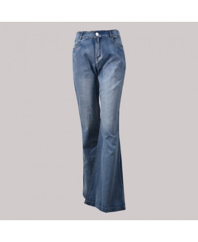 Flared Thin denim All-Season skinny Women Full Length Pants Solid Spandex Sporty None $57.62 - Jeans