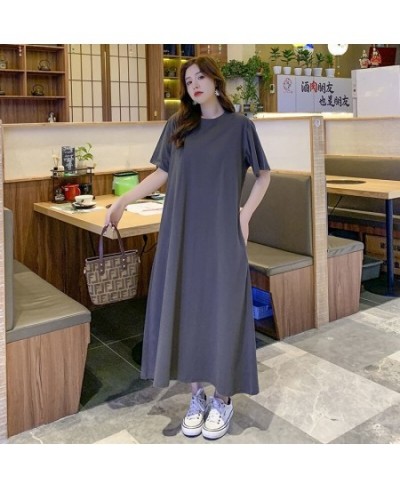 Sweet Girl Night Dress Oversized Women Sleepwear Long Loose T Shirt Nightgown Short Sleeve Lady Nighty Shirt Nightie Sleep $3...