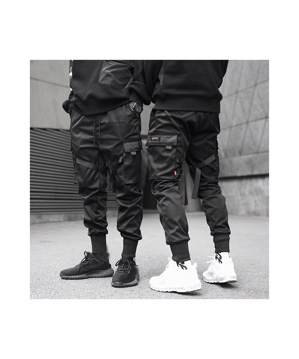 Mens Pants Tactical Cargo Casual Fashion Skinny Elastic Waist Harem Jogging Running Trousers $38.32 - Pants & Capris