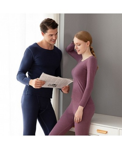 Women Men Thermal Underwear Women Winter Clothes Pajamas Set Ladies Velvet Warm Thermal Underwear Long Johns second skin suit...