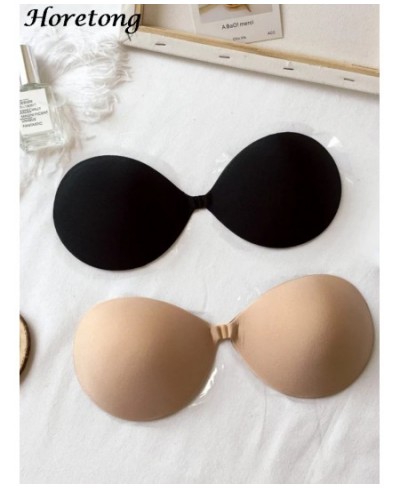 Thickness Push Up Bra Silicone Women Lingerie Self Adhesive Hand Setting Pads Female Bras Strapless Wedding Magic Bra $23.34 ...