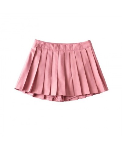 Summer Mini Skirts For Women Harajuku High Waist Skirts Womens Korean Fashion Sexy Skirts Vintage Pleated Skirt Tennis Pink $...