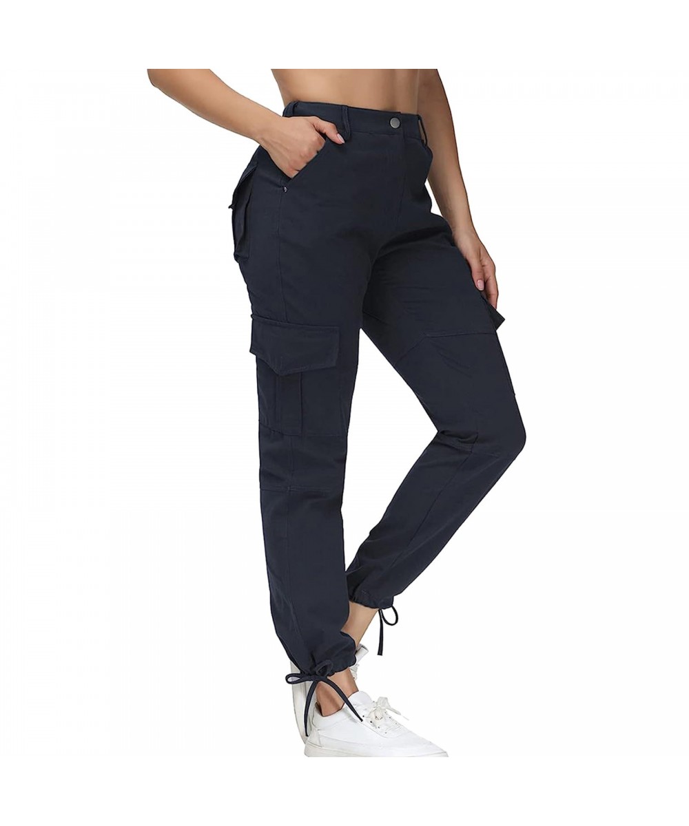 Women Cargo Pants Vintage Baggy Straight Overalls Casual Streetwear High Waist Button Pockets Zipper Trousers $39.88 - Pants ...