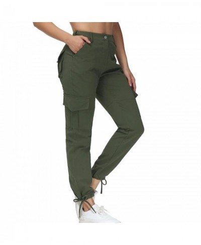 Women Cargo Pants Vintage Baggy Straight Overalls Casual Streetwear High Waist Button Pockets Zipper Trousers $39.88 - Pants ...