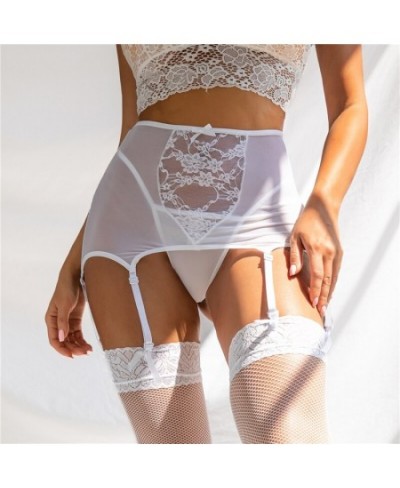 Wedding Garters Wide Suspender Belt High Waist Underwear Lingerie Porte Jartelles Sexy Plus Size Lace Garter Belt $17.69 - Un...