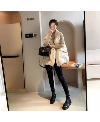 Korean Fashion White Duck Down Vests Women 2022 Autumn Winter New Casual Trend Outer Wear Ultralight Vest Jacket Thicken Wome...