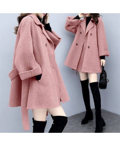 2022 Autumn Two Piece Women Coat + Short Skirt Elegant Winter Lady Long Sleeve Blend Coats Suit Short Section Outwear WZ1498 ...