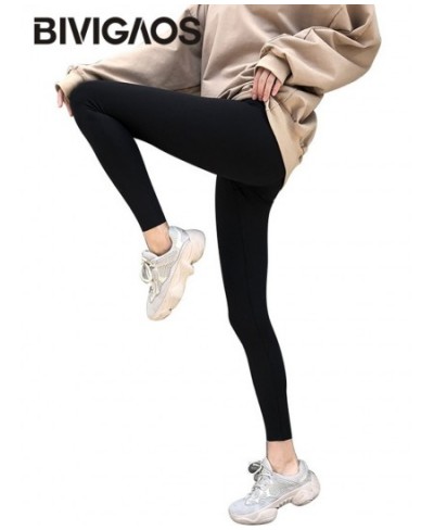 New Women Sharkskin Black Leggings Thin Workout Stretch Sexy Fitness Leggings Skinny Legs Slimming Sport Leggings $31.37 - Bo...