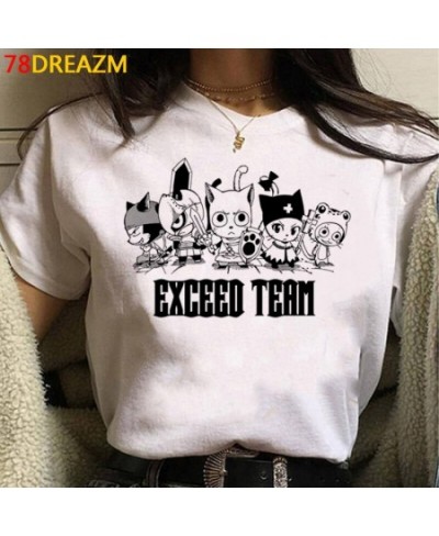 Fairy Tail t shirt women japanese white t shirt couple clothes streetwear couple t shirt harajuku kawaii $20.61 - Tops & Tees