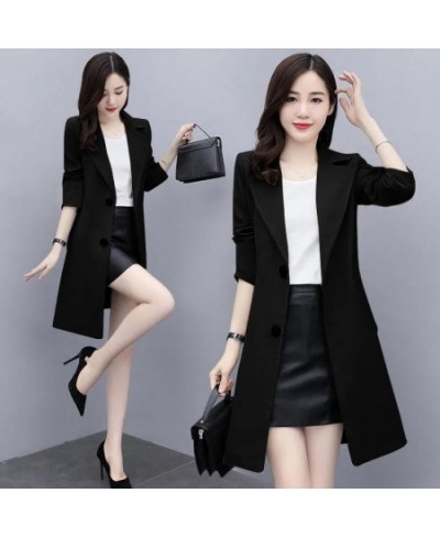 New Fashion Korean Style Loose Trench Casual All-match Coat $51.47 - Jackets & Coats