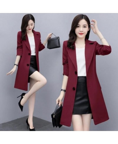 New Fashion Korean Style Loose Trench Casual All-match Coat $51.47 - Jackets & Coats