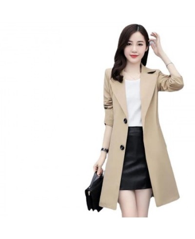 New Fashion Korean Style Loose Trench Casual All-match Coat $51.47 - Jackets & Coats