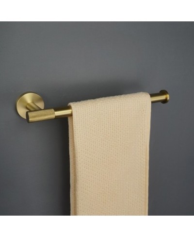 Golden Towel Rack Towel Bar Ring Brushed Gold Hardware Set Robe Coat Hook Toilet Tissue Paper Holder Bathroom Accessories Kit...