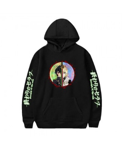 2023 New Printed Logo seraph of the end Hot blood animation Hoodies Sweatshirt Casual Streetwear Adult Kids Harajuku Clothes ...