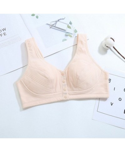 Women Sexy Cotton Bra Soft Plus Size Full Cup Wireless Comfortable Female Everyday Underwear Padded Lingerie Push Up $22.08 -...