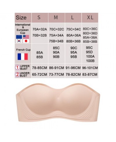 Bandeau Bra Tube Top Strapless Brassiere Seamless Bralette Women Wedding Bras Push Up Invisible Underwear Wireless Lingerie $...