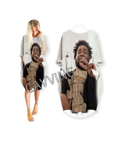 3D Print Hot Rapper Rod Wave Fashion Funny Shirts Suit Harajuku Top Women US Sizes Women's Skirt Long-sleeved Dress $39.25 - ...