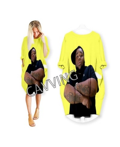 3D Print Hot Rapper Rod Wave Fashion Funny Shirts Suit Harajuku Top Women US Sizes Women's Skirt Long-sleeved Dress $39.25 - ...