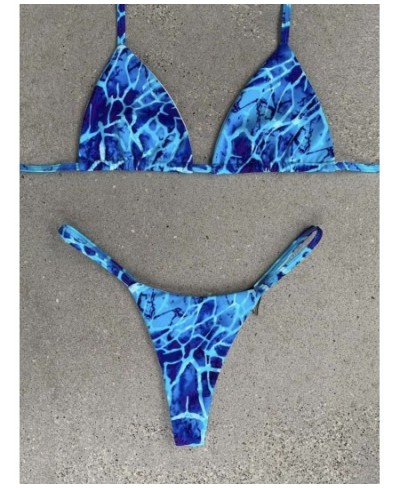 Sexy Bikini 2023 Christmas Print Swimsuit Swimwear String Bikini Set Bathing Suit Women Biquini Thong Bikinis Beachwear $24.3...