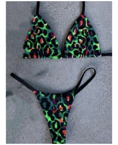 Sexy Bikini 2023 Christmas Print Swimsuit Swimwear String Bikini Set Bathing Suit Women Biquini Thong Bikinis Beachwear $24.3...