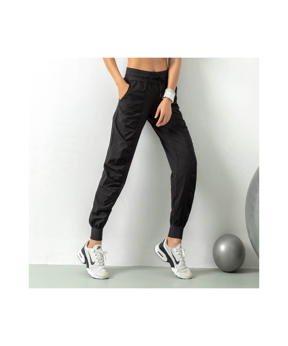 Quick dry spring/summer 2023 running the jogger women running the gym shorts has two side pockets sweatpants Fold show thin $...