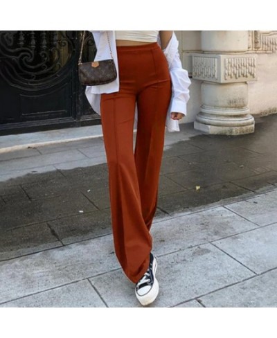 Women's Flare Dress Pants For Tall Girl High Waist Flare Leg Long Trouser Pants Leggings Bell Bottom Pants ouc1634 $40.73 - P...