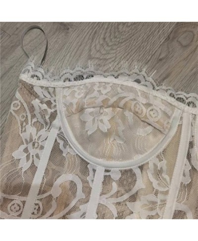 2023 Summer Sexy Backless Cropped Top For Women Chic Fashion Slim Short Lace Tube Top Strapless Zipper Tanks Camisole Female ...