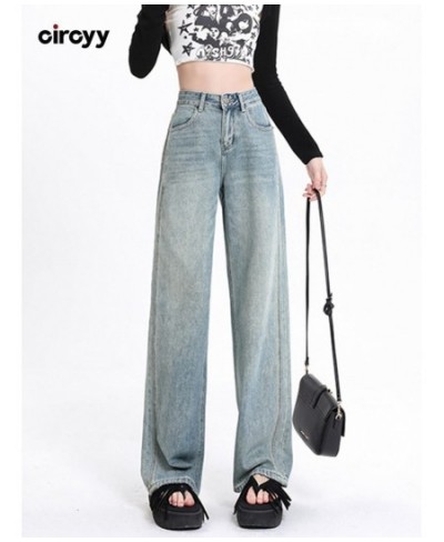 Baggy Jeans Women Vintage High Waisted Denim Pants Full Length Wide Leg Loose Trousers Streetwear Jeans 2023 New Straight Y2K...